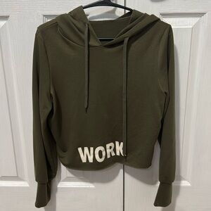 Crop hoodie
